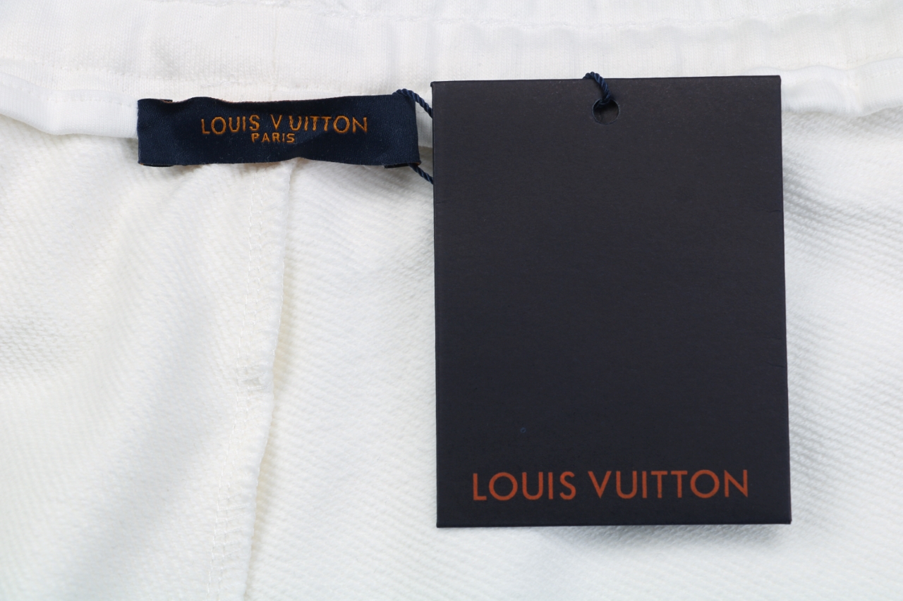 1v 24ss 渲染蓝老花字母印花短裤-Chinese UA Cheap High Quatity Brand Clothes Bags handbags Sneakers wholesale wholesaler seller from China Factory suppliers Fashion Clothing Shoes best Quality Beautiful Price 1v 24ss 渲染蓝老花字母印花短裤