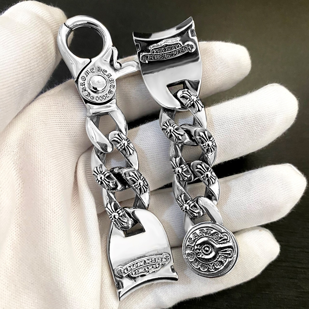 NO:107896,Croheart cross strap, jewelry boutique, chrome hearts19860909克罗心十字架表带,饰品精品,chrome hearts,Jewelry