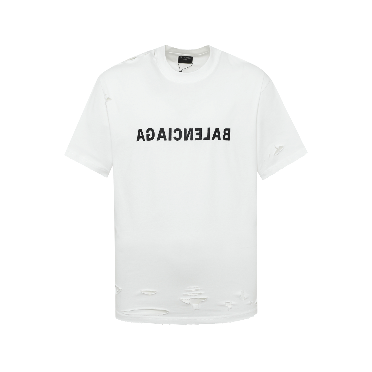 Balenciaga Clothing T-Shirt Fake Cheap best online
 Black White Embroidery Unisex Short Sleeve