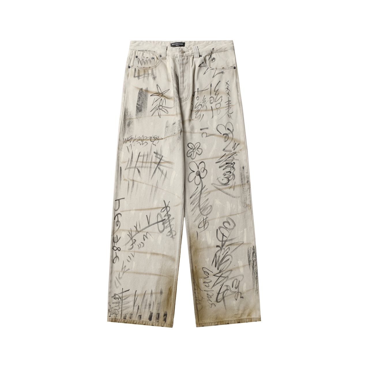 Balenciaga Buy Clothing Jeans Doodle Unisex Spring/Summer Collection