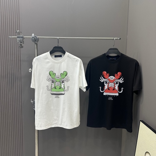 Louis Vuitton 2025 Spring/Summer Classic Graphic Print Crew Neck Short Sleeve T-Shirt