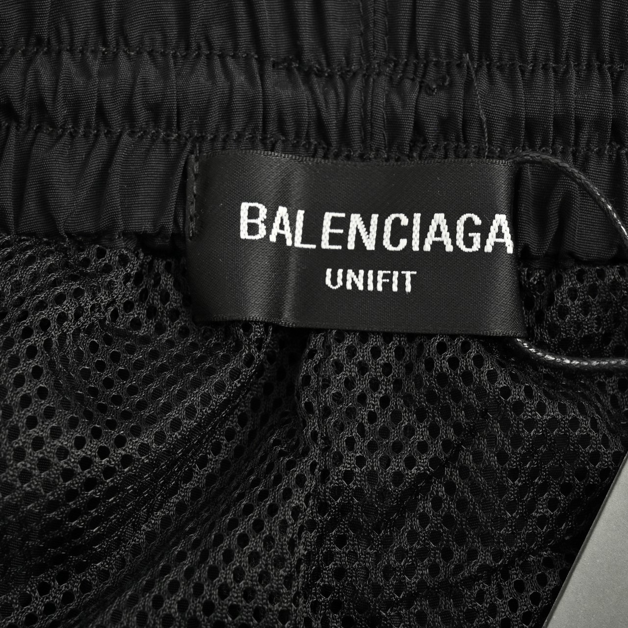 BALENCIAGA/巴黎世家BLCG 3M双钩字母刺绣黑白拼接直筒长裤