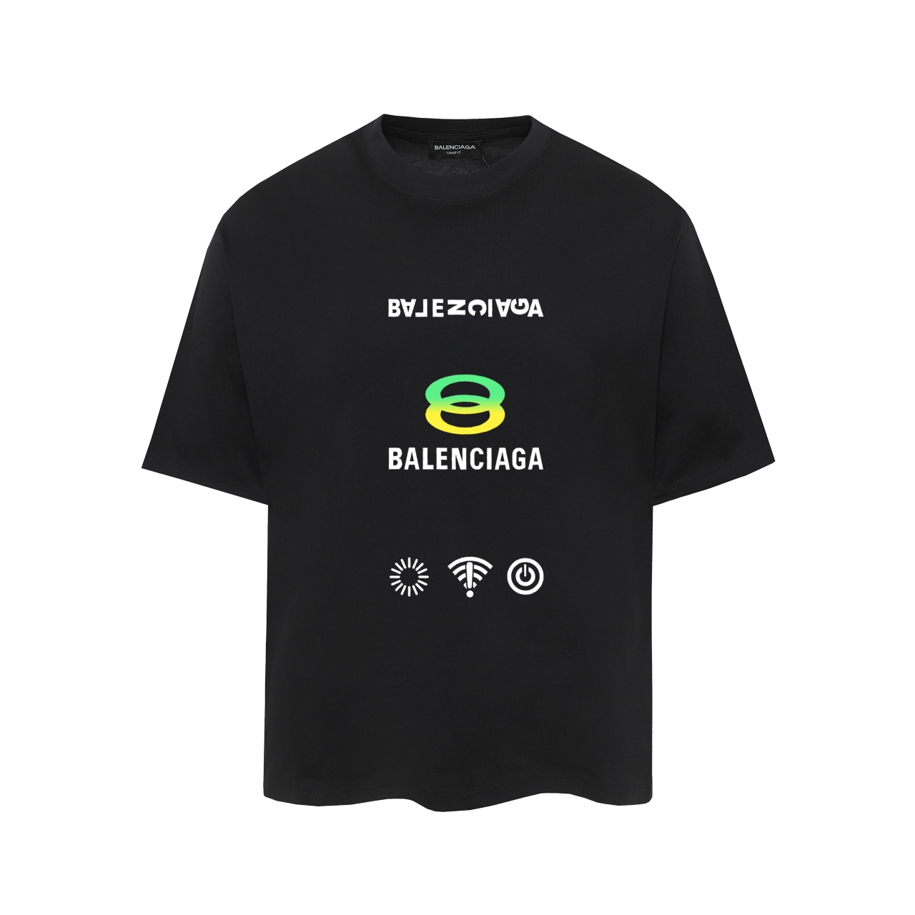 Balenciaga Kleding T-Shirt Pas de beste replica aan
 Afdrukken Korte mouw