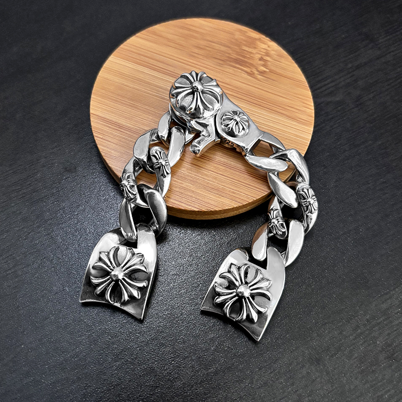 NO:107909,Crosin Cross Lobster Buckle Strap, Elegant Jewelry, Chrome Hearts19860909克罗心十字架龙虾扣表带,饰品精品,chrome hearts,Jewelry