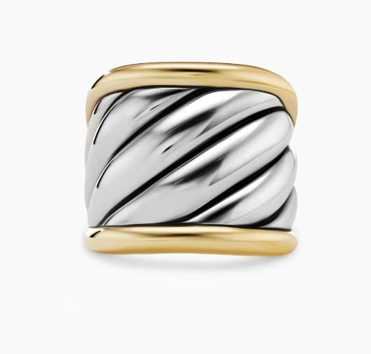219 on new. David Yurman’s chalk ring Silver size: beauties, 6-7-8-9, four - 图片 1