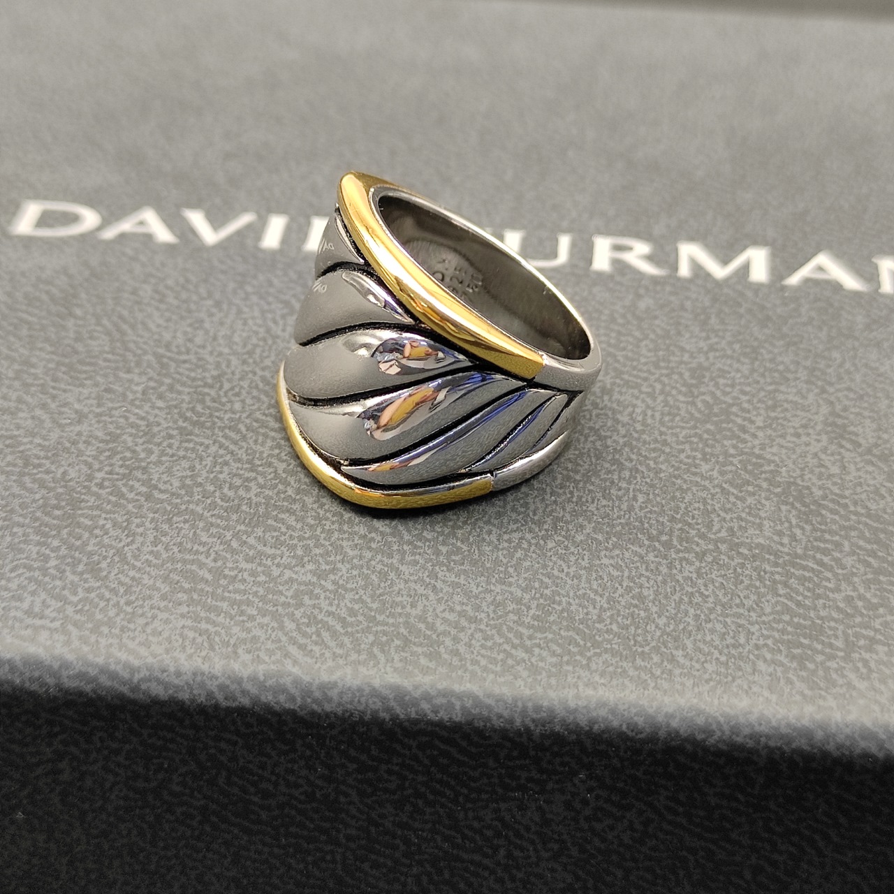 219 on new. David Yurman’s chalk ring Silver size: beauties, 6-7-8-9, four - 图片 7