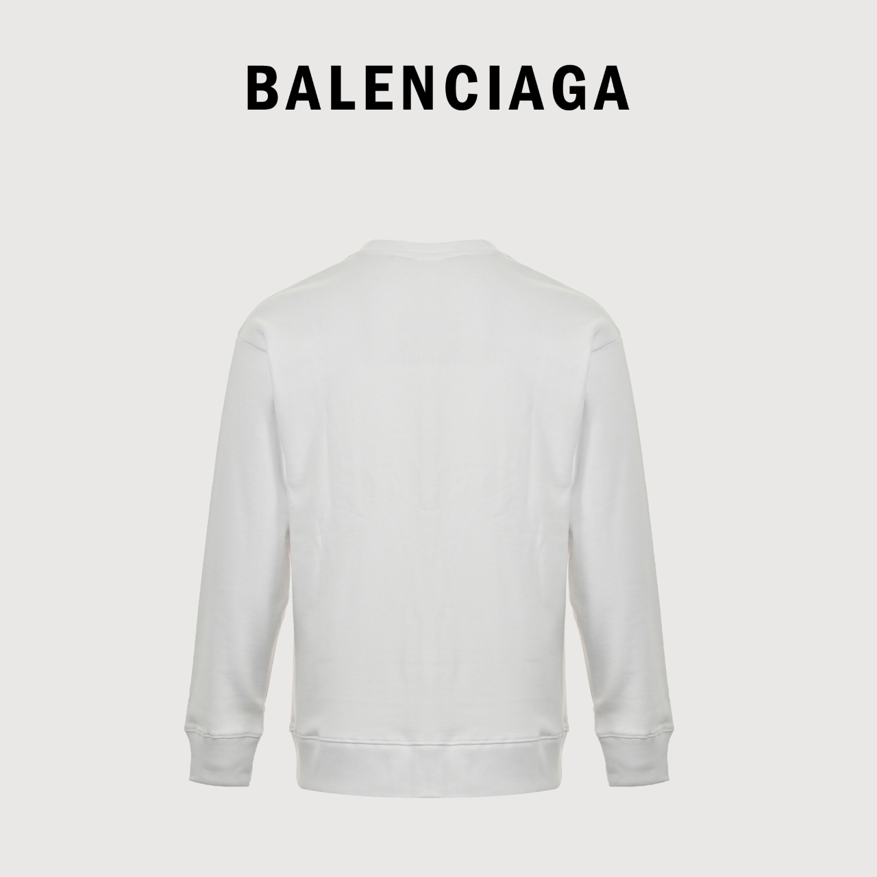 Balenciaga/巴黎世家 24Fw 字母爱心印花圆领卫衣