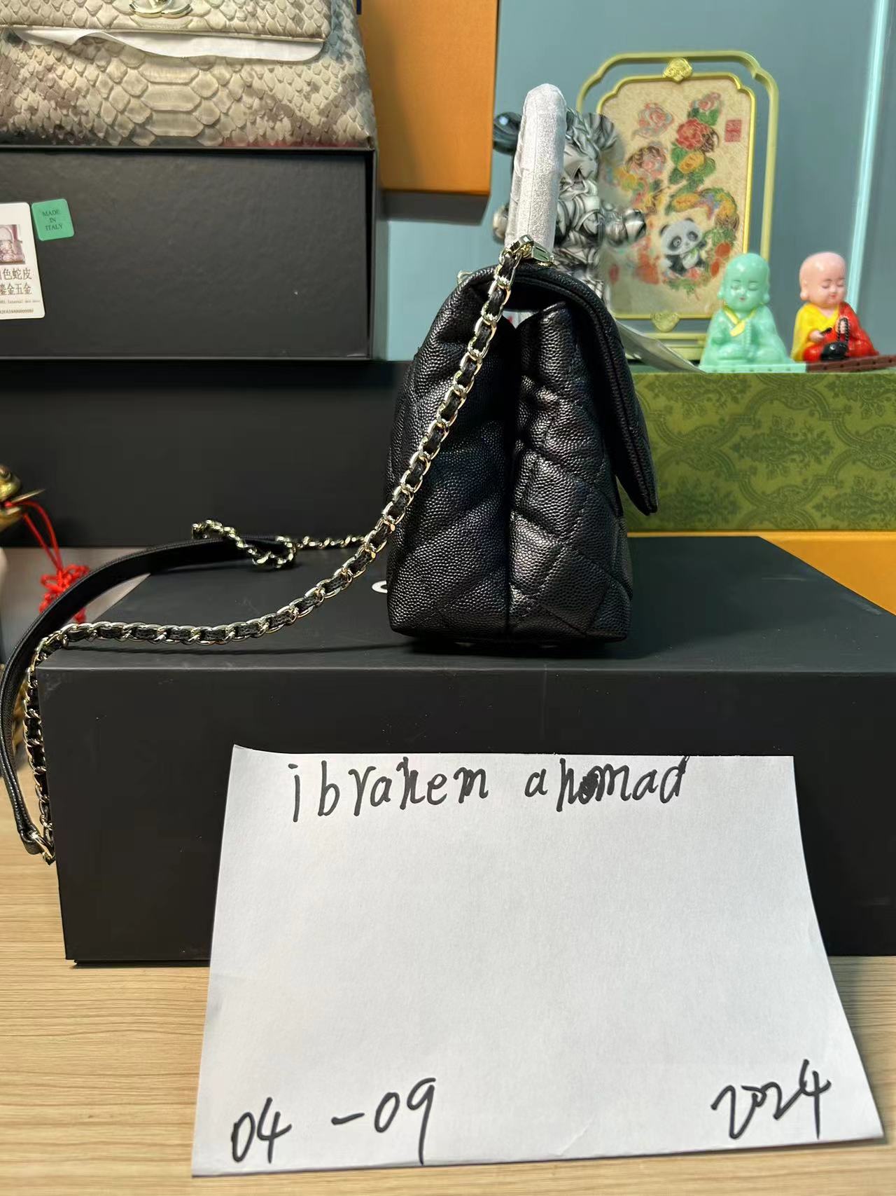 Custodered high quality Chanel bag, size: 24x14x10cm - 图片 3