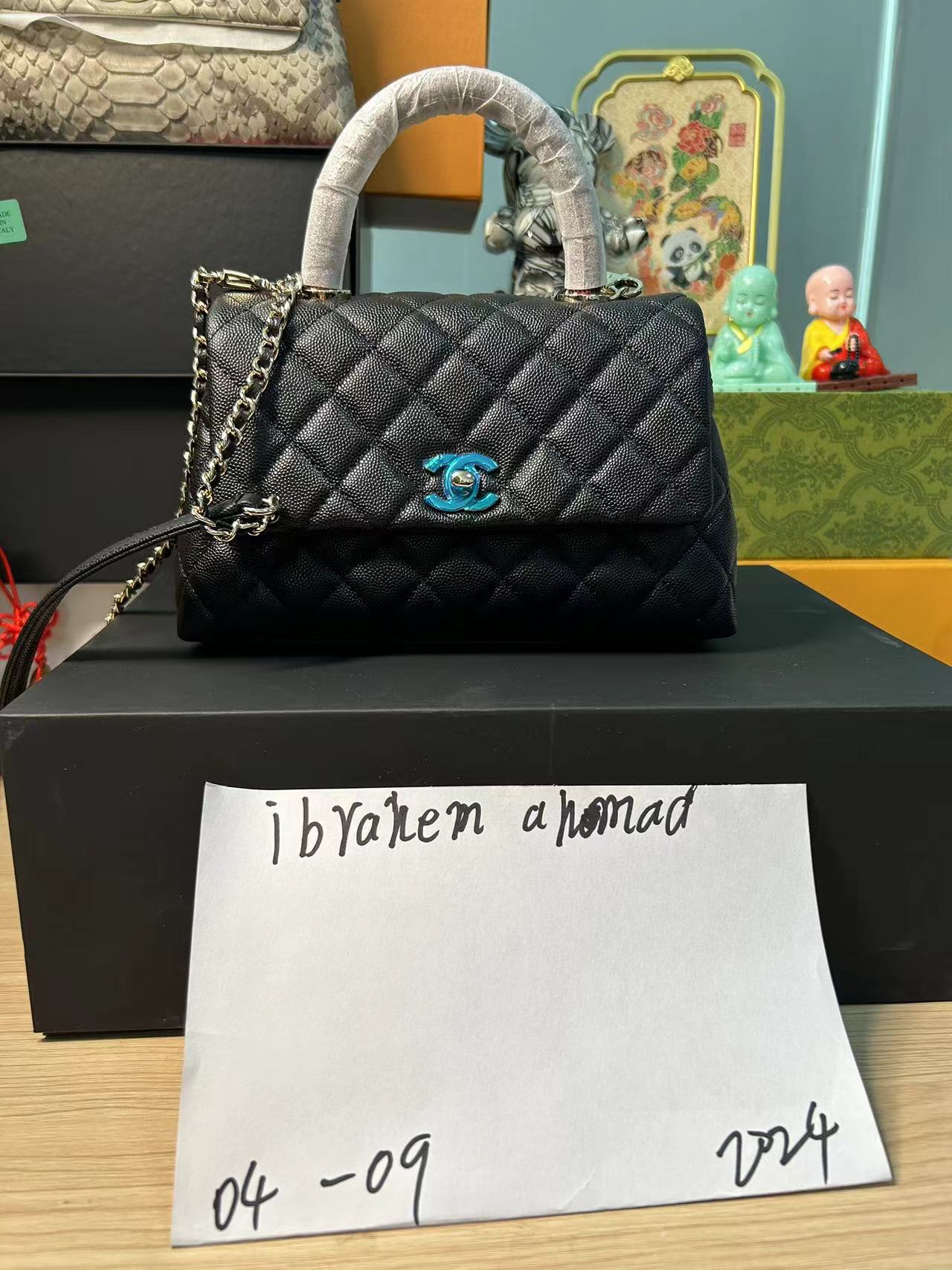 Custodered high quality Chanel bag, size: 24x14x10cm - 图片 4
