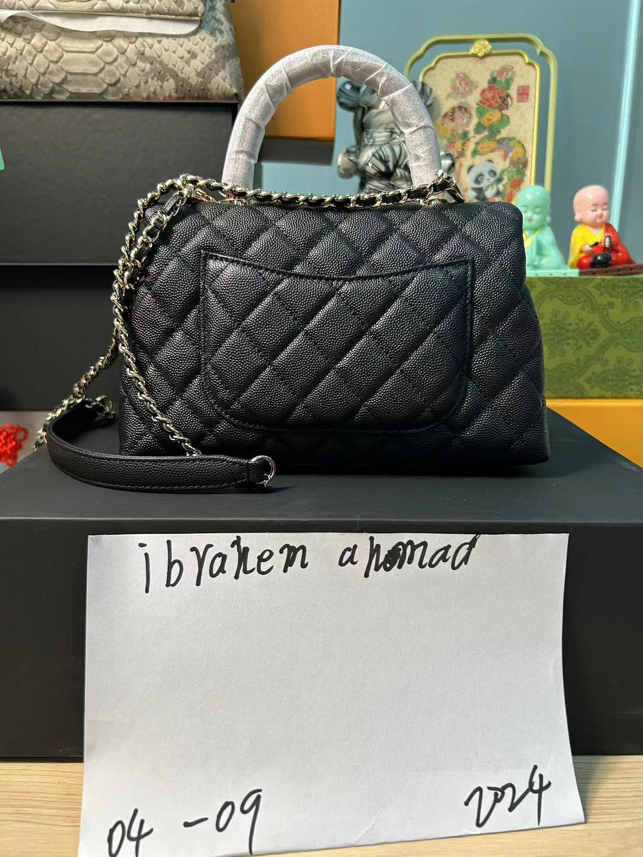Custodered high quality Chanel bag, size: 24x14x10cm - 图片 2