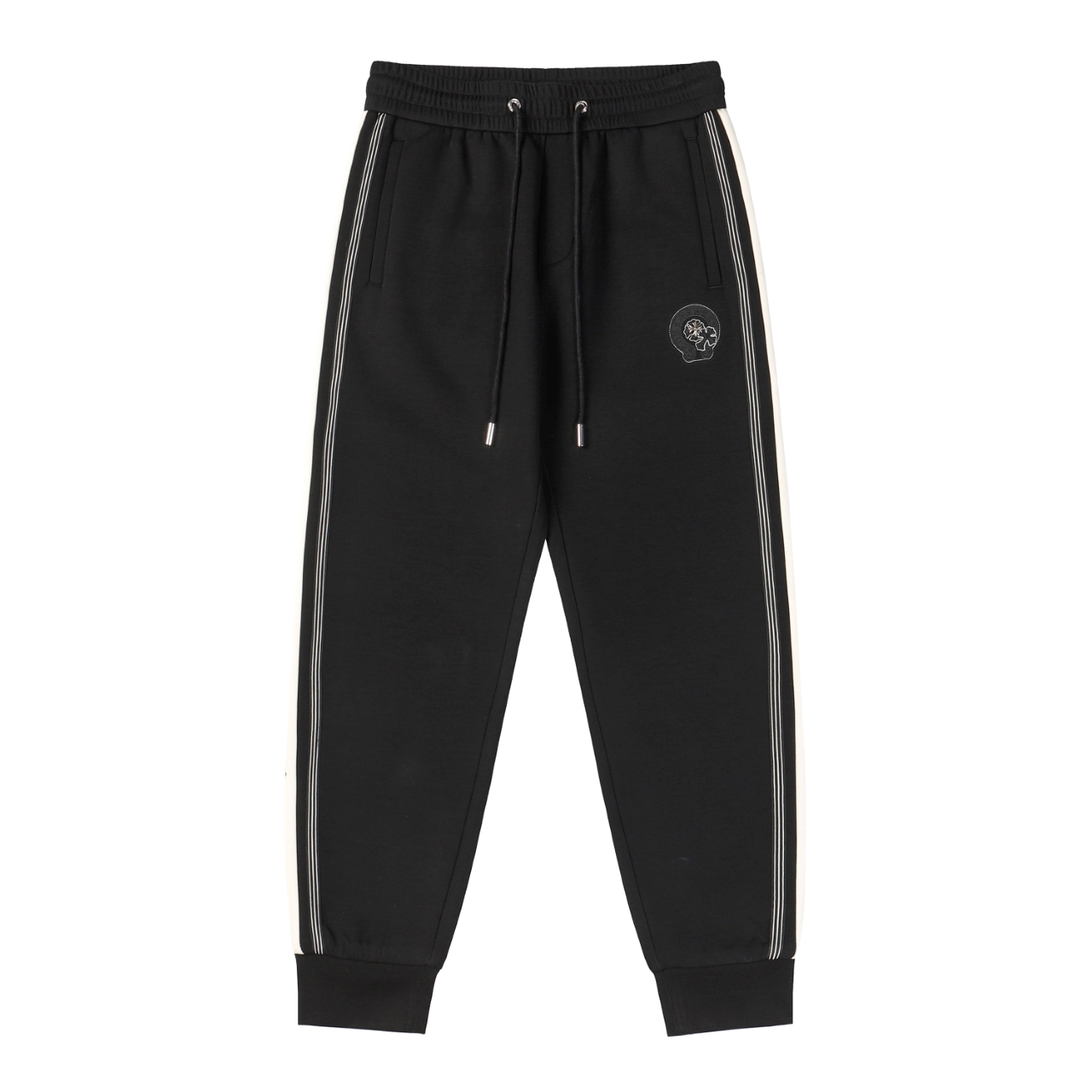 Chrome Hearts Clothing Pants & Trousers Embroidery Cotton Knitting Casual