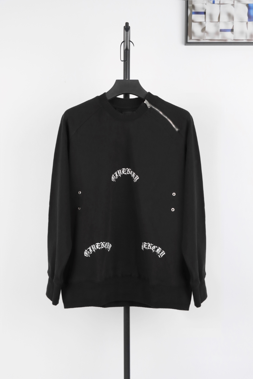 Givenchy Vente
 Vêtements Manteaux & Blousons Sweatshirts Broderie de fleurs Coton