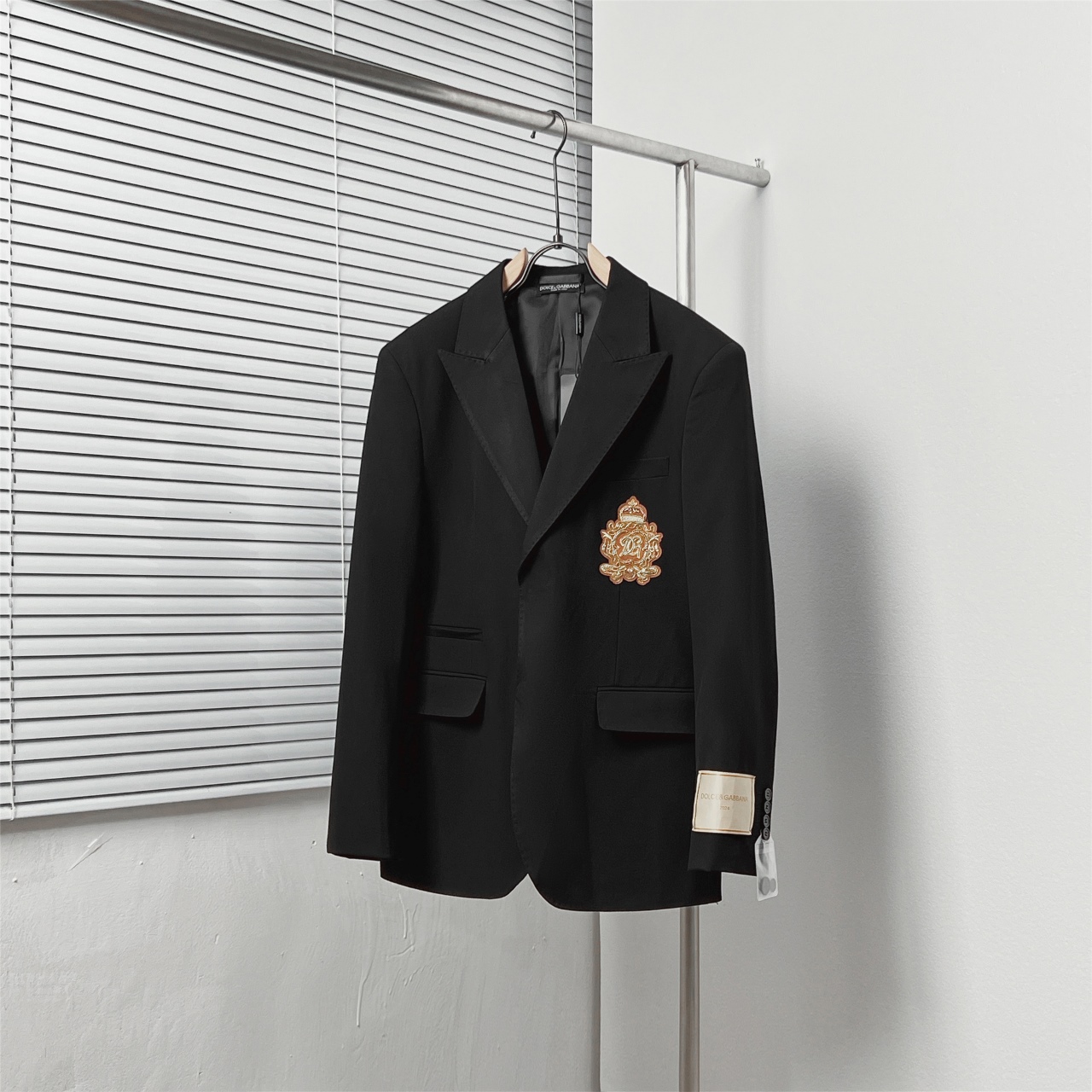 Dolce & Gabban*/杜嘉班* Chaqueta de traje con insignia pesada Sicilia Tallas: 48.50.52.54.56 Color: negro