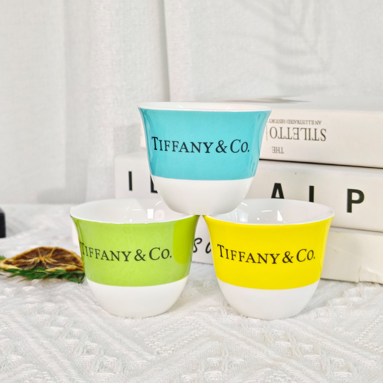 Tiffany Turkish Tea Cup Set - Comprehensive 6