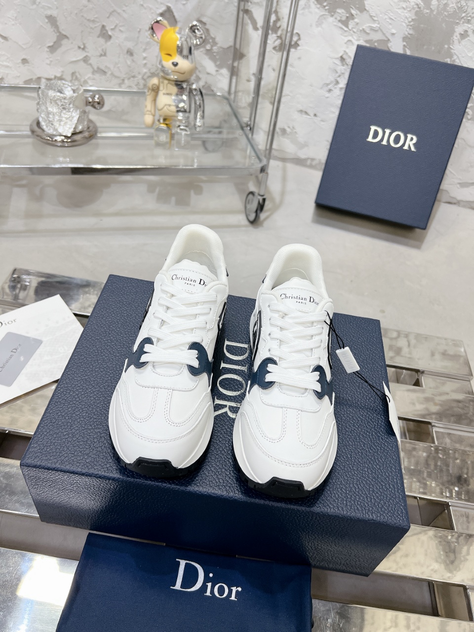 Dior C'est デザイン 厚底カジュアルスニーカー