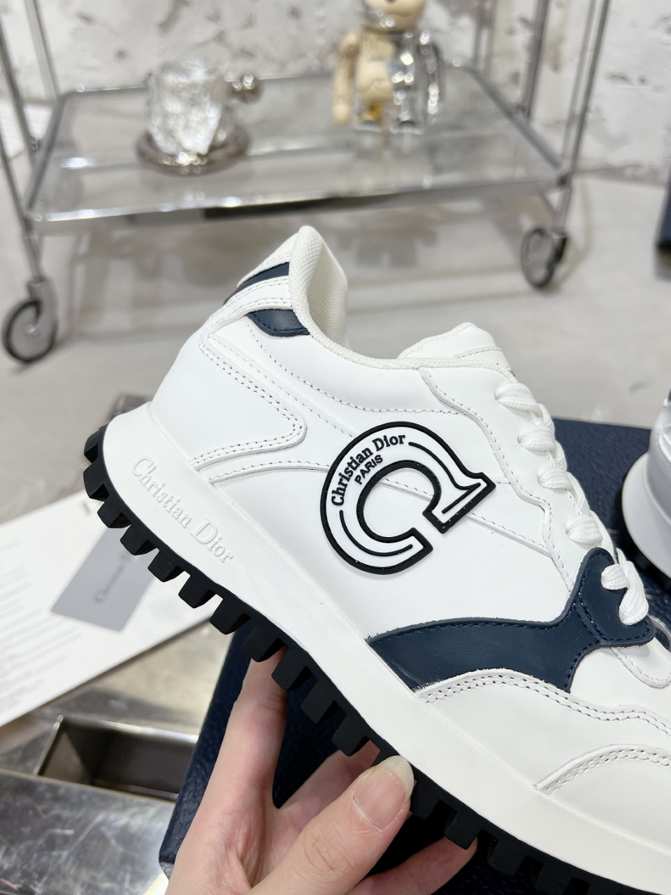 Dior C'est デザイン 厚底カジュアルスニーカー