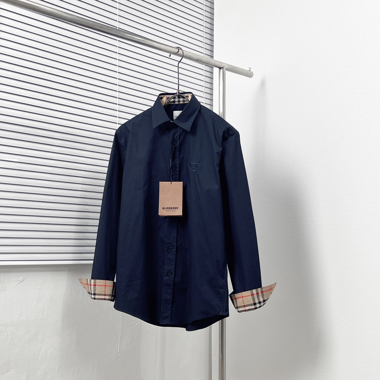 BURBERR*/Burberry* Camisa con bordado exclusivo del logotipo TB. Colores: negro, blanco, azul marino. Tallas: S-2XL