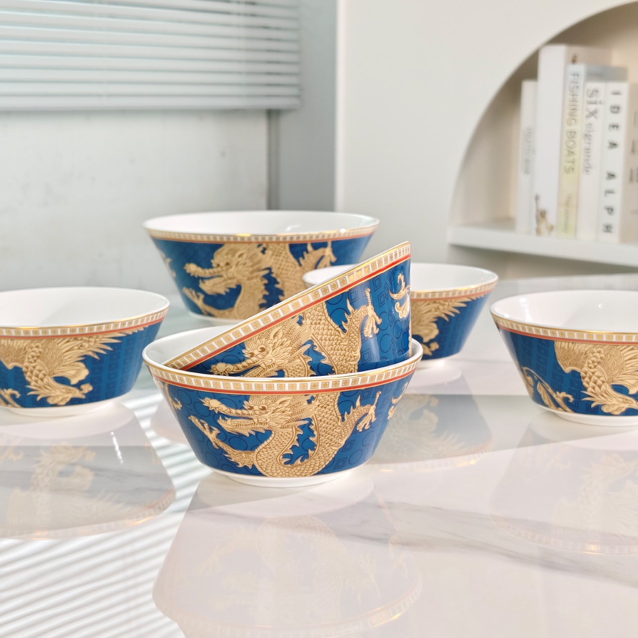 Wedgwood Oriental Legend – Set of 5 Bowls - Comprehensive 3