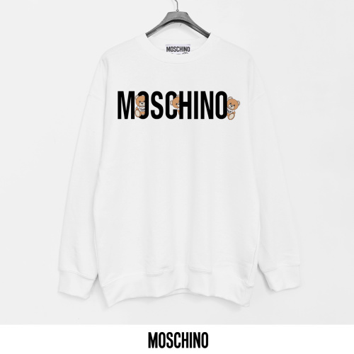 Moschino Printed Cotton Terry Crewneck Sweatshirt Breathable, Soft, No Shrinkage 7 Moschino Printed Cotton Terry Crewneck Sweatshirt Breathable, Soft, No Shrinkage