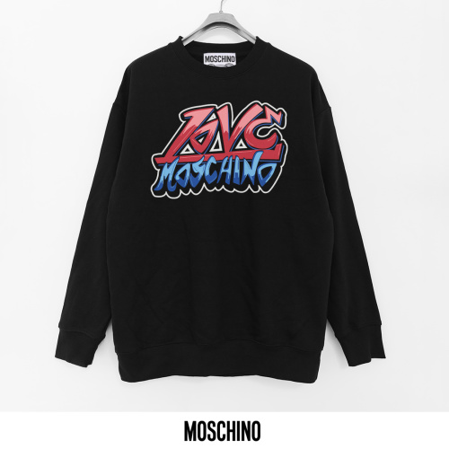 Moschino Printed Terry Cotton Crewneck Sweatshirt - Soft, Breathable, Durable 1 Moschino Printed Terry Cotton Crewneck Sweatshirt - Soft, Breathable, Durable