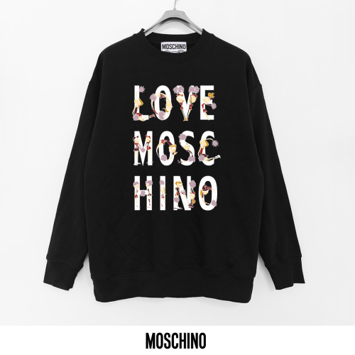 Moschino Women's Printed Cotton-Terry Sweatshirt - Stylish and Comfortable 1 Moschino Women's Printed Cotton-Terry Sweatshirt - Stylish and Comfortable