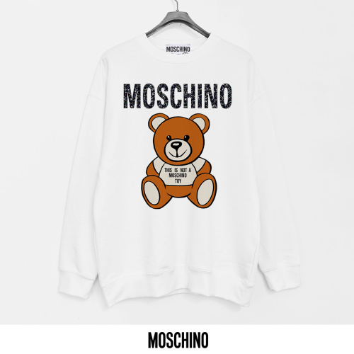 Moschino Printed Cotton Terry Crewneck Sweatshirt - Soft, Breathable, Durable 46 Moschino Printed Cotton Terry Crewneck Sweatshirt - Soft, Breathable, Durable