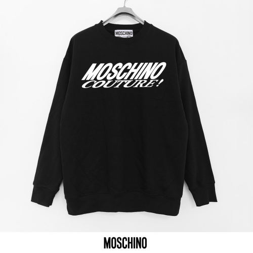 Moschino Couture! Printed Terry Cotton Crewneck Sweatshirt, Soft & Breathable 1 Moschino Couture! Printed Terry Cotton Crewneck Sweatshirt, Soft & Breathable