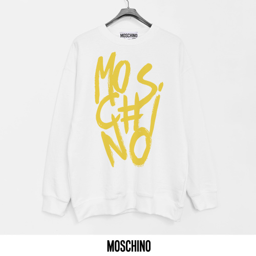 Moschino Printed Cotton Terry Crewneck Sweatshirt - Soft, Breathable, Durable 1 Moschino Printed Cotton Terry Crewneck Sweatshirt - Soft, Breathable, Durable