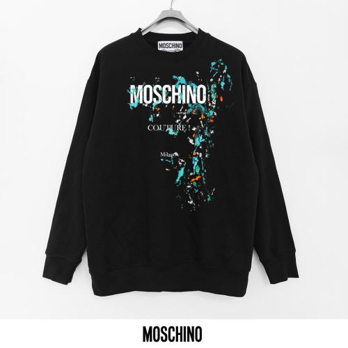 Moschino Printed Crewneck Sweatshirt - Soft Cotton, Breathable & Comfortable 1 Moschino Printed Crewneck Sweatshirt - Soft Cotton, Breathable & Comfortable