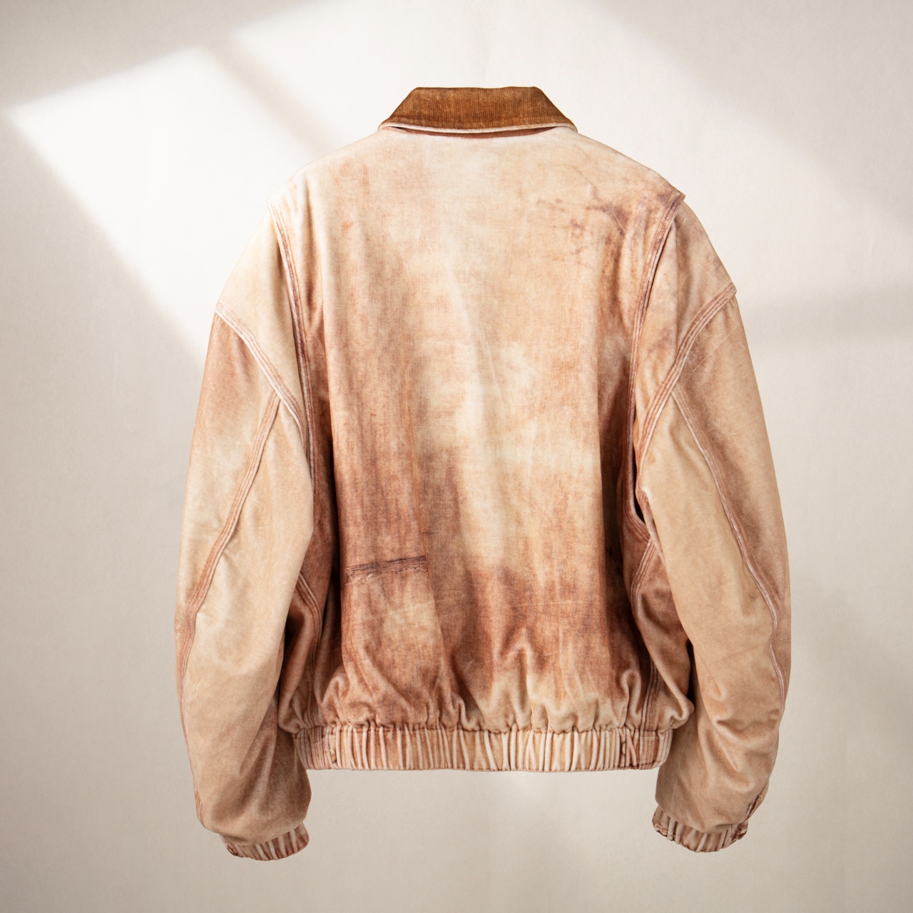 “24AW Single-and-a-Behaviour Female Suit in Brown Velvet Cotton Jacket” - 图片 2