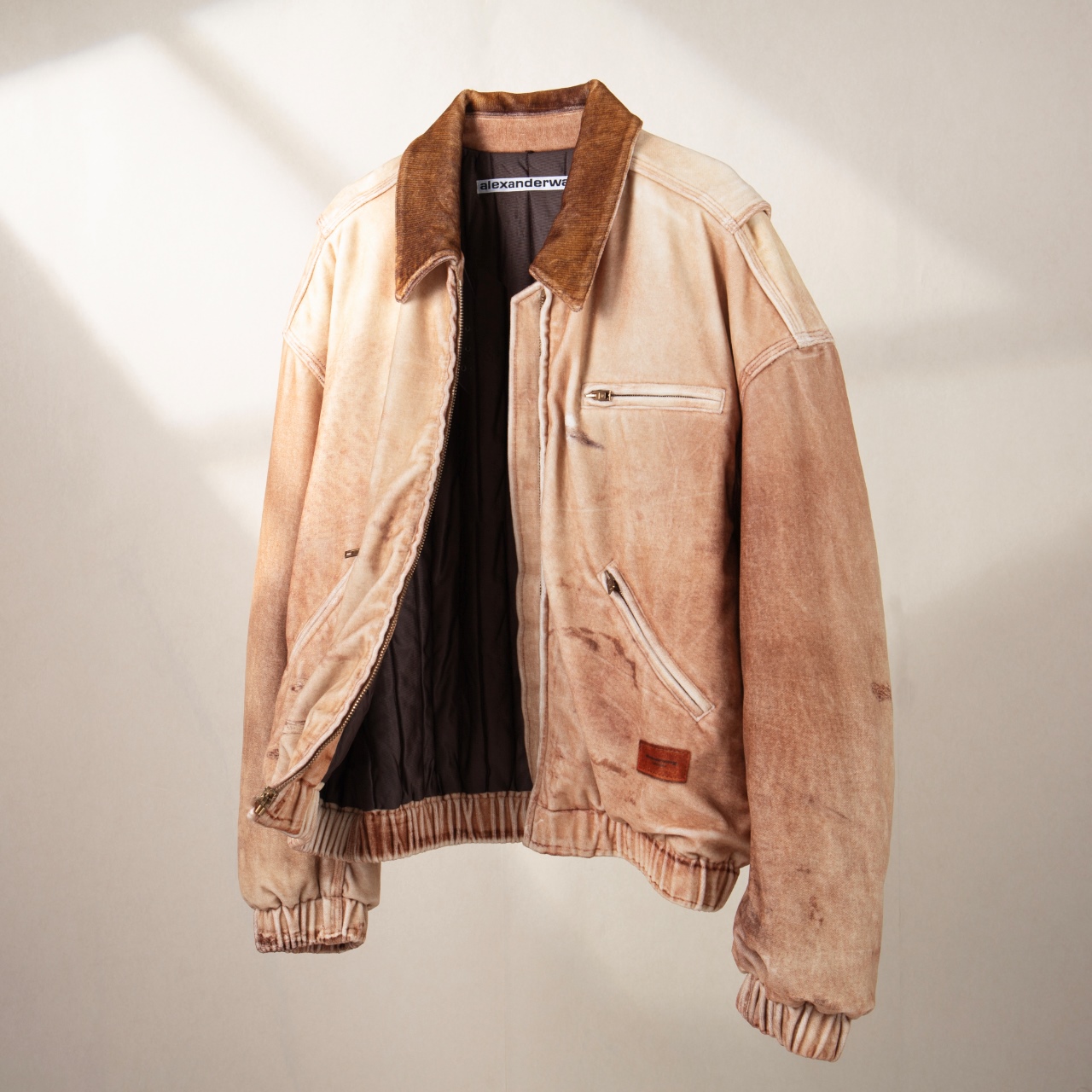 “24AW Single-and-a-Behaviour Female Suit in Brown Velvet Cotton Jacket” - 图片 4
