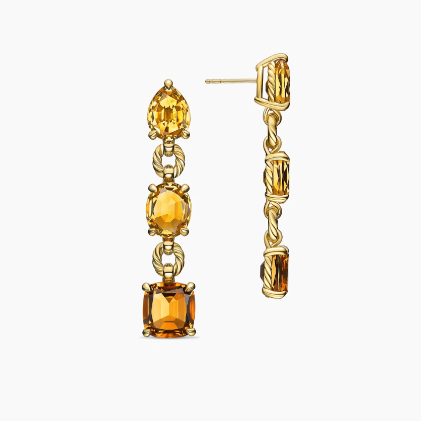 NO:555541,David Yurman Marbella Earrings Champagne Diamonds, No. DYEH-092, Jewelry Boutique, earrings19860909David Yurman 玛贝拉耳环 香槟钻, 编号DYEH-092,饰品精品,earrings,Jewelry