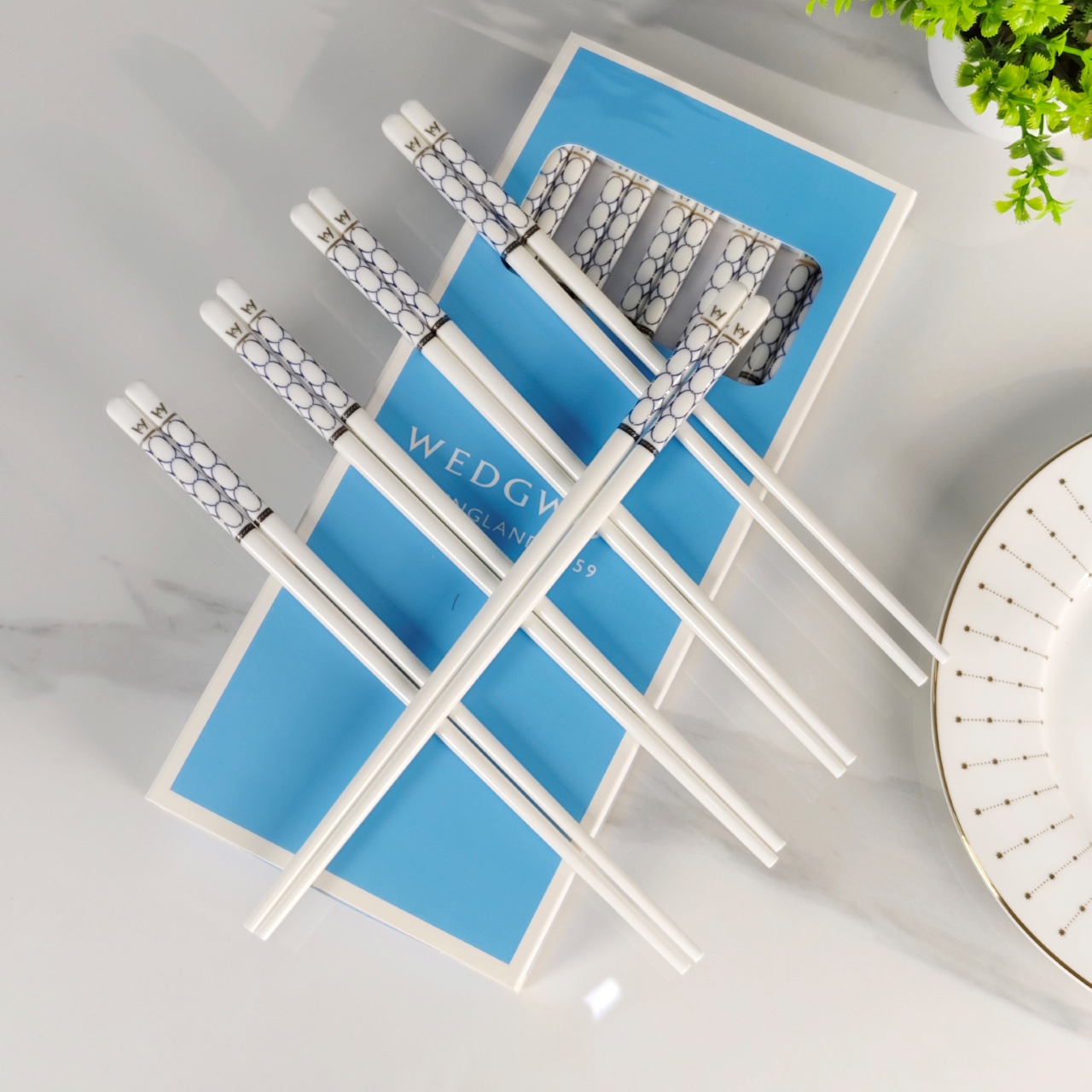 **WEDGWOOD Bone China Chopsticks** - Comprehensive 2