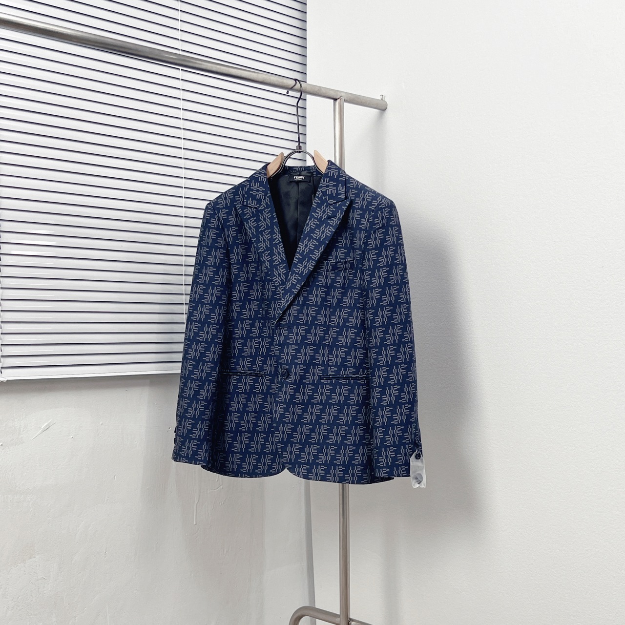 Traje de chaqueta jacquard FF Labyrinth Fen D*/Fendi, tallas: 48.50.52.54.56.58