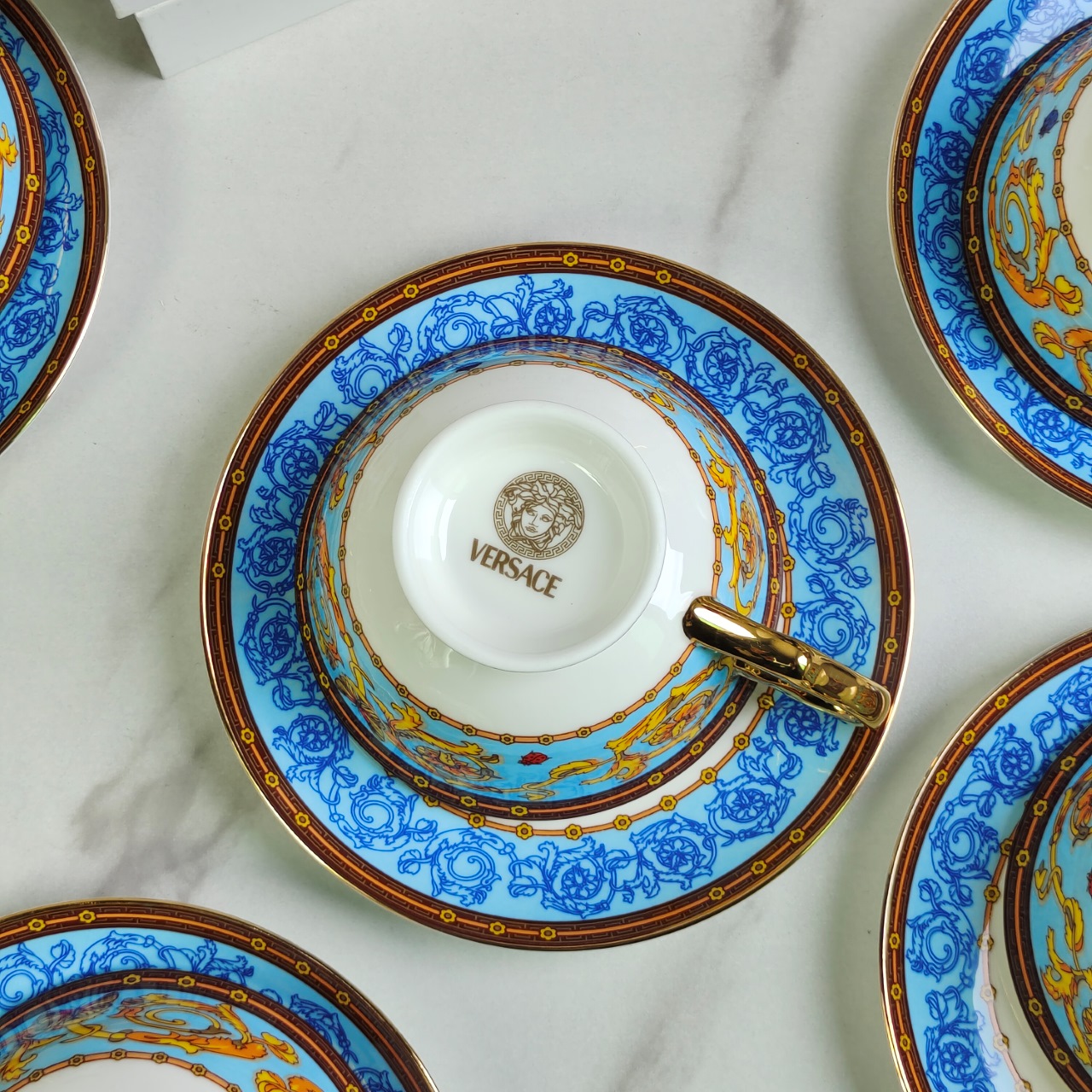 Versace Butterfly Collection [15 pieces] Coffee Set - Comprehensive 8