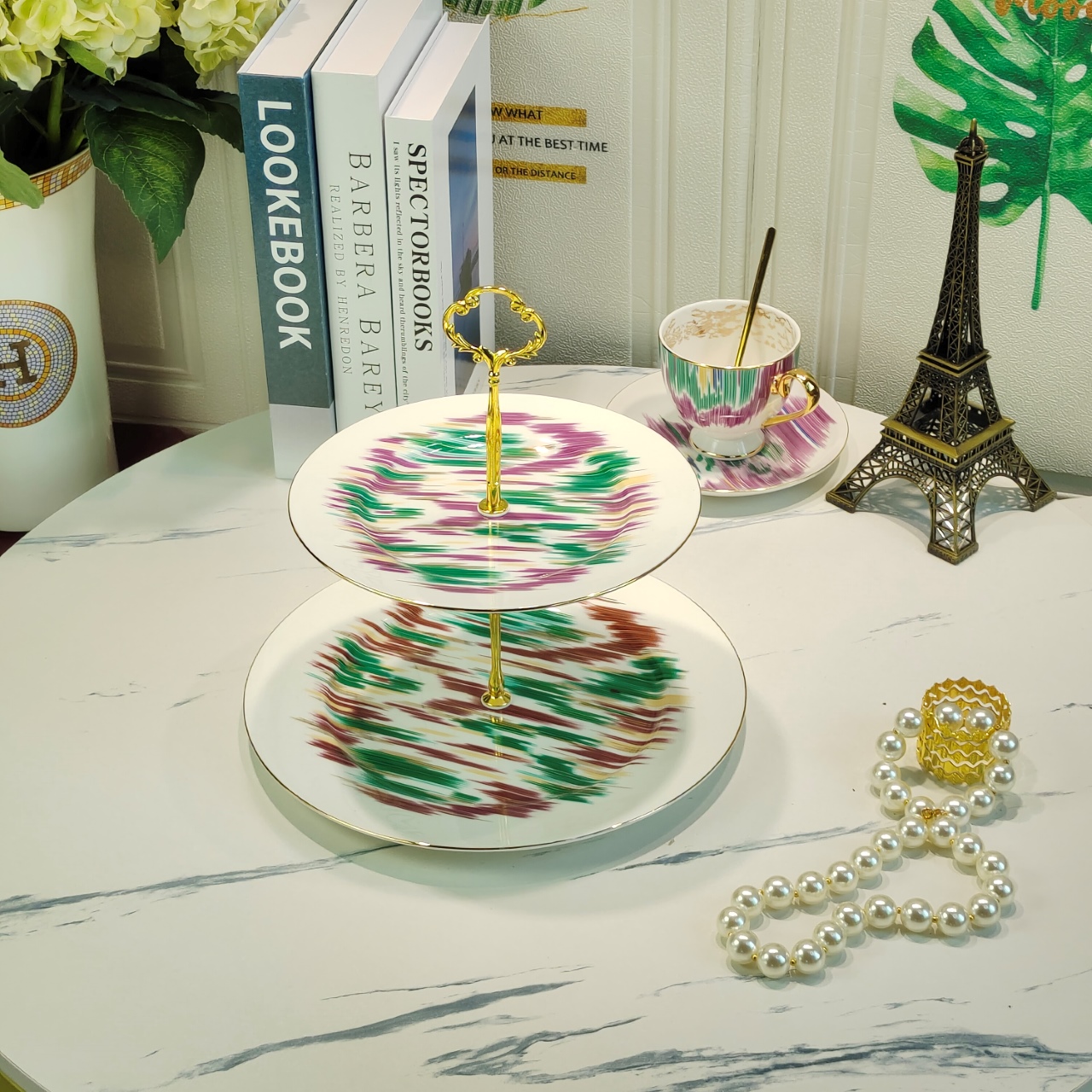 Hermes - Herm è s # H Home 【 Icat 】 Double/Three Layer String Plate - Home&Textlile