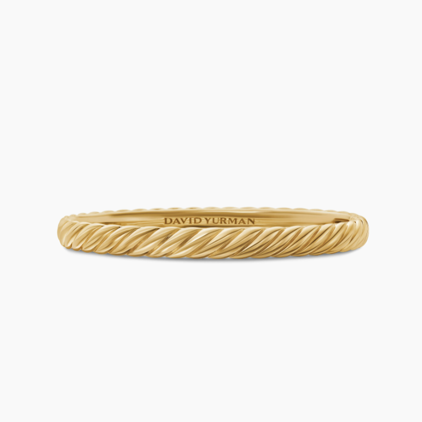 NO:581737,V gold David Yurman gold diamond-free 6.2mm engraved wave bracelet. Size 19cm No. DYSZ-317, fine jewelry, bracelet19860909V金David Yurman 金色无钻6.2mm雕刻波浪手镯.尺寸19cm  编号DYSZ-317,饰品精品,bracelet,Jewelry