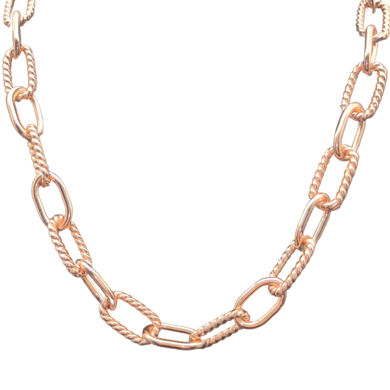 NO:107847,V gold David Yurman Rose Gold Madison Chain Necklace. Size 48cm, jewelry fine, necklace19860909V金David Yurman 玫瑰金麦迪逊链式项链.尺寸48cm,饰品精品,necklace,Jewelry