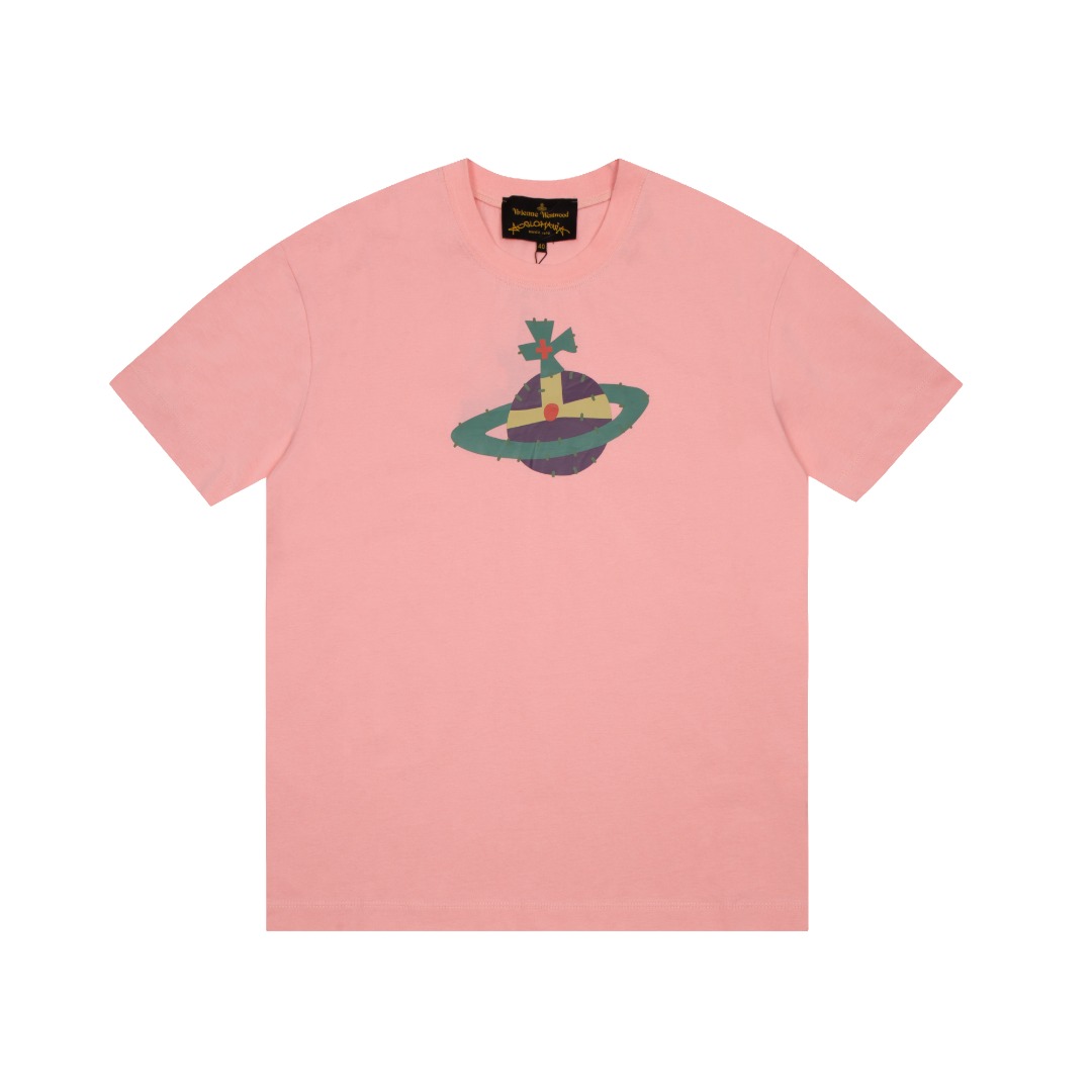 “Vivienne Westwood 2024 Collection: Saturn Cartoon Top with Vivid Details and Versatile Fit” - 图片 1