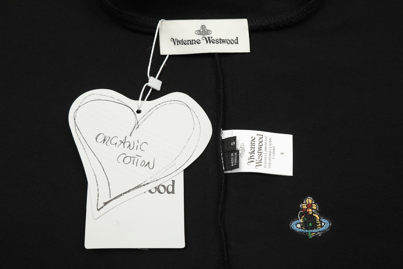 “Vivienne Westwood Queen of the West Top 2024 with Letter Embroidery” - 图片 3