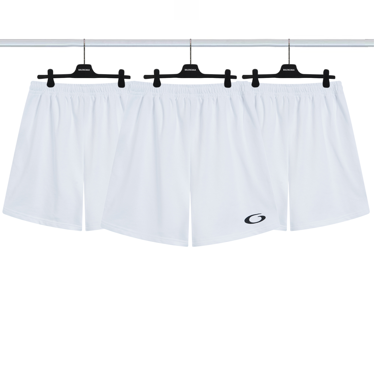 巴黎世家Balenciagg 环形刺绣短裤💰P100 颜色:白色 尺码:xs-l