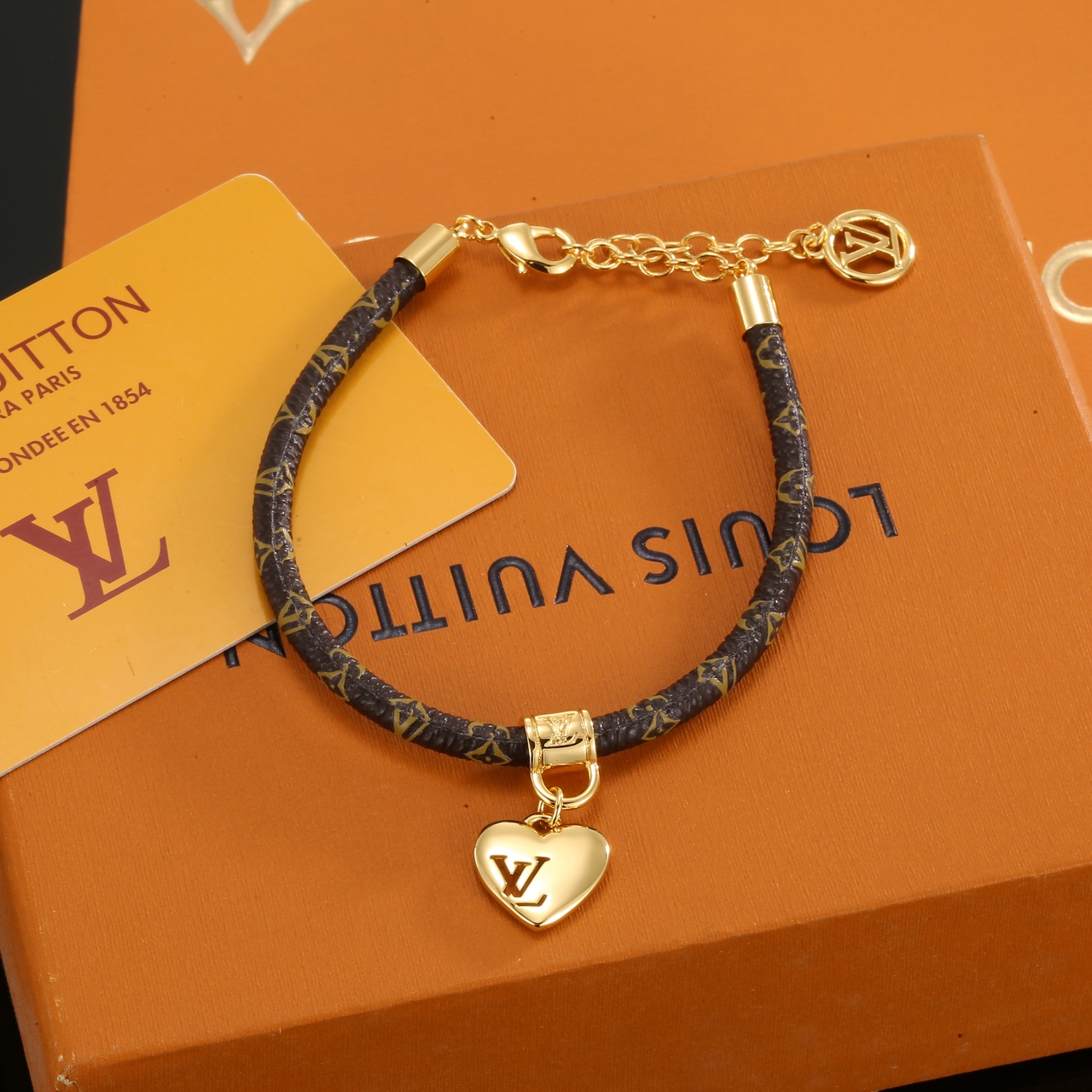 louis vuitton crazy in lock charm bracelet