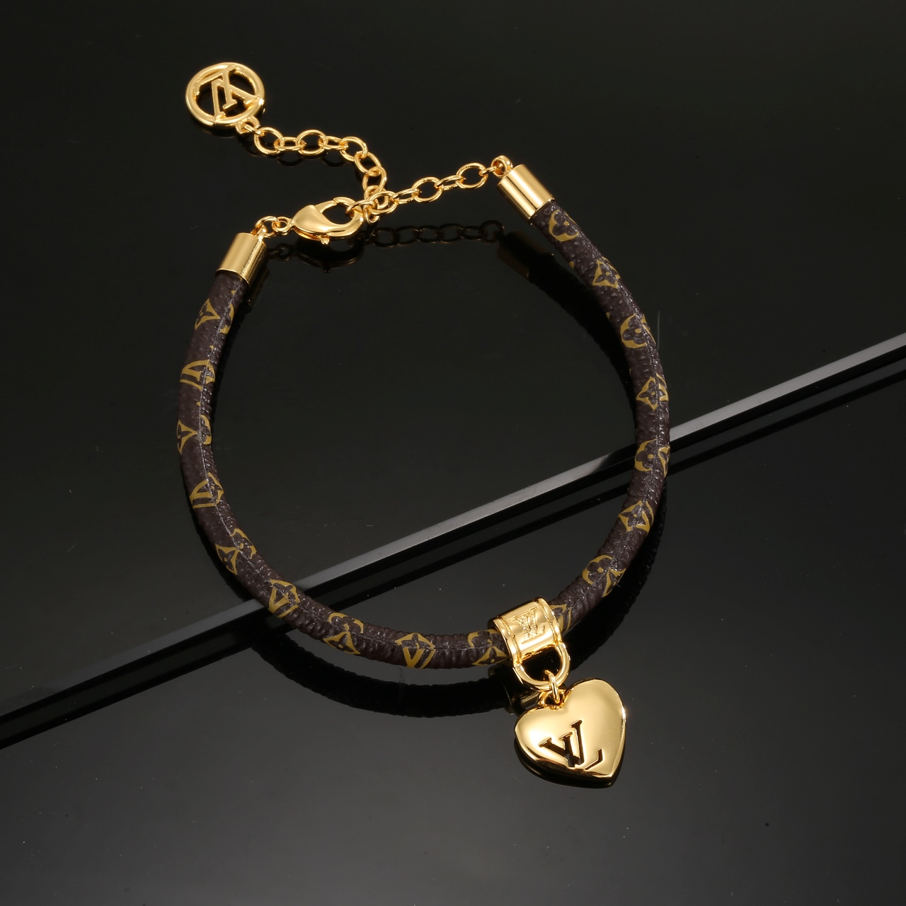 louis vuitton crazy in lock charm bracelet