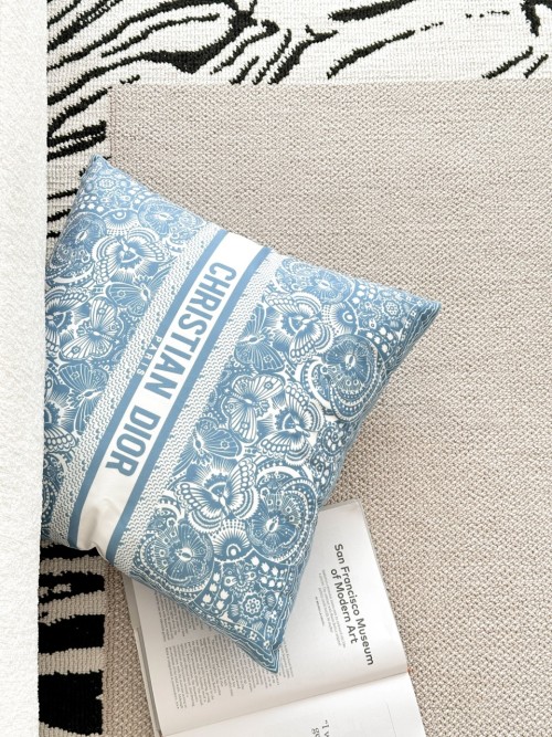 Dior Butterfly Dream Blue Pillow, 45x45cm/50x50cm, Soft Plush Cushion 1 Dior Butterfly Dream Blue Pillow, 45x45cm/50x50cm, Soft Plush Cushion