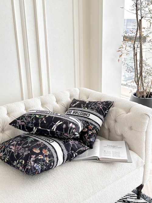 Dior 2025 Floral Print Plush Pillow Set - Home Decor Accent Throw Pillows 1 Dior 2025 Floral Print Plush Pillow Set - Home Decor Accent Throw Pillows