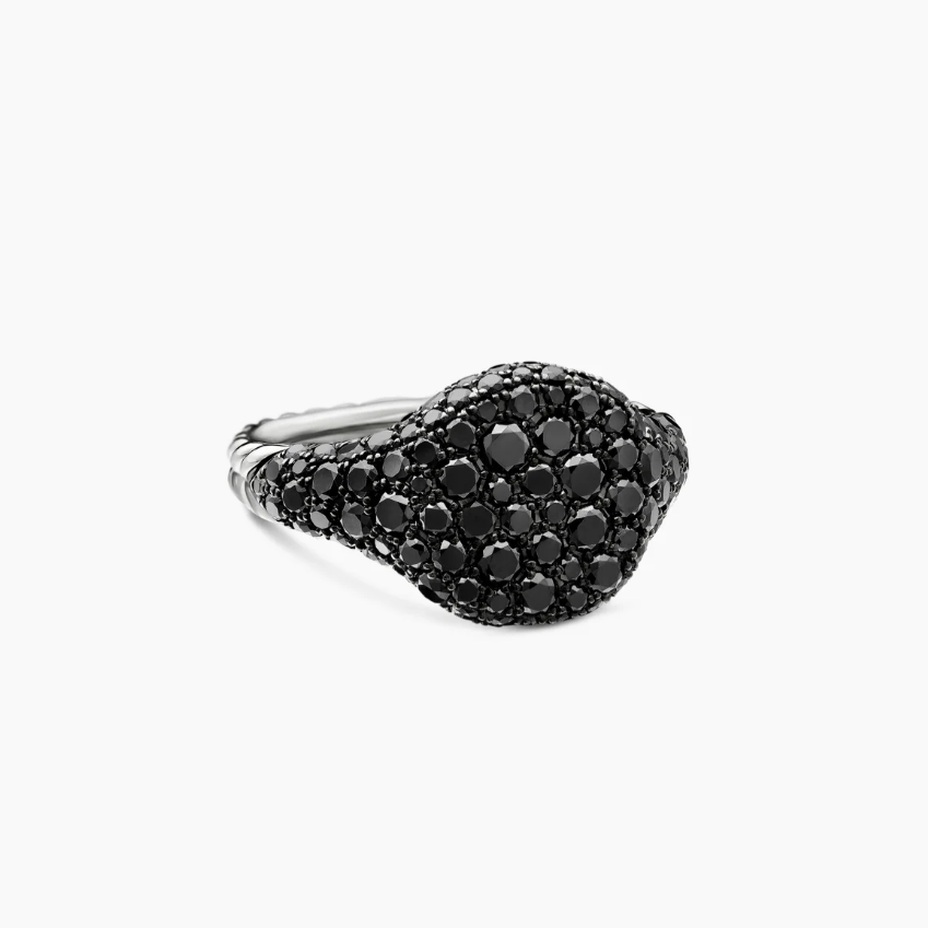 NO:380629,David Yurman Black Gold Black Diamond 10mm Diamond New York Light Ring Size, Greetings, 6-7-8-9, Four Sizes, Elegant Purple, Ring19860909David Yurman 黑金色黑钻10mm镶钻纽约之光戒指 戒指尺寸美号,6-7-8-9,四个号,饰品精品,ring,Jewelry