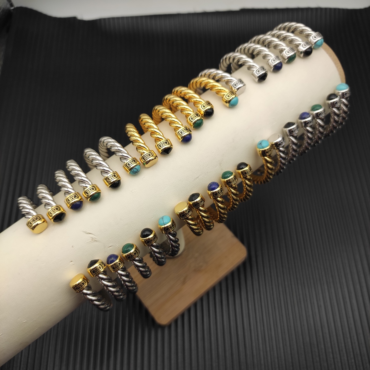 575 💰David Yuurman 6mm wire cuff bracelet. No. DYSZ-341-358 - 图片 5