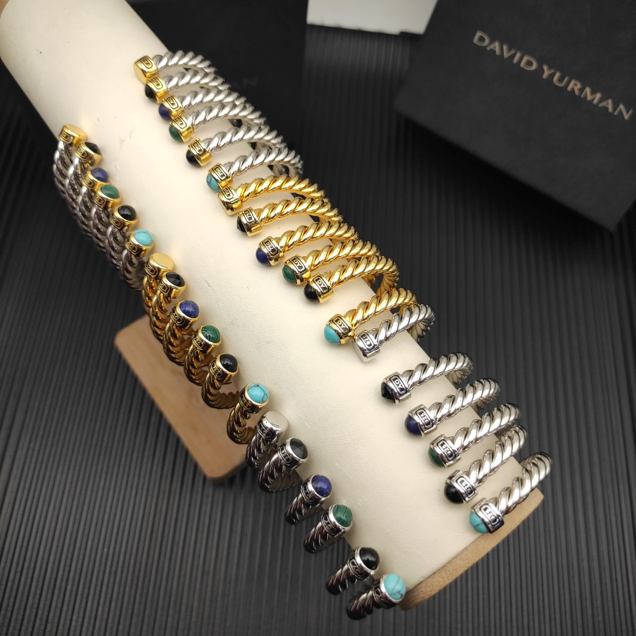575 💰David Yuurman 6mm wire cuff bracelet. No. DYSZ-341-358 - 图片 8