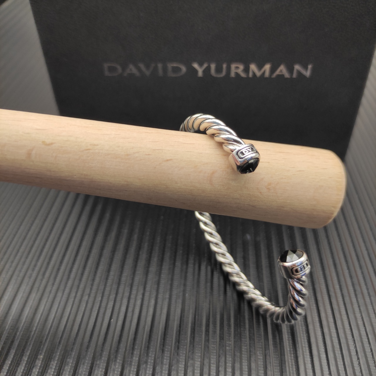 575 💰David Jurman 6MM silver-coloured nebula cuff bracelets. No. DYSZ-343 - 图片 4