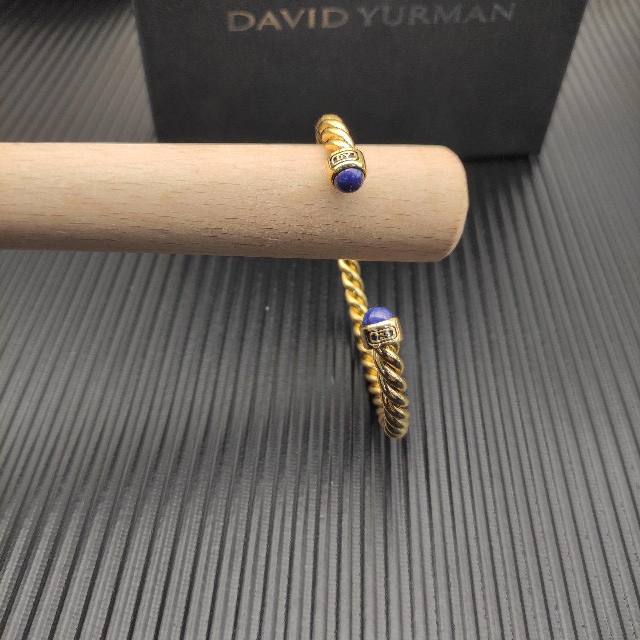 575 💰David Yurman 6MM golden and green cuff bracelets. Number DYSZ-350 - 图片 3